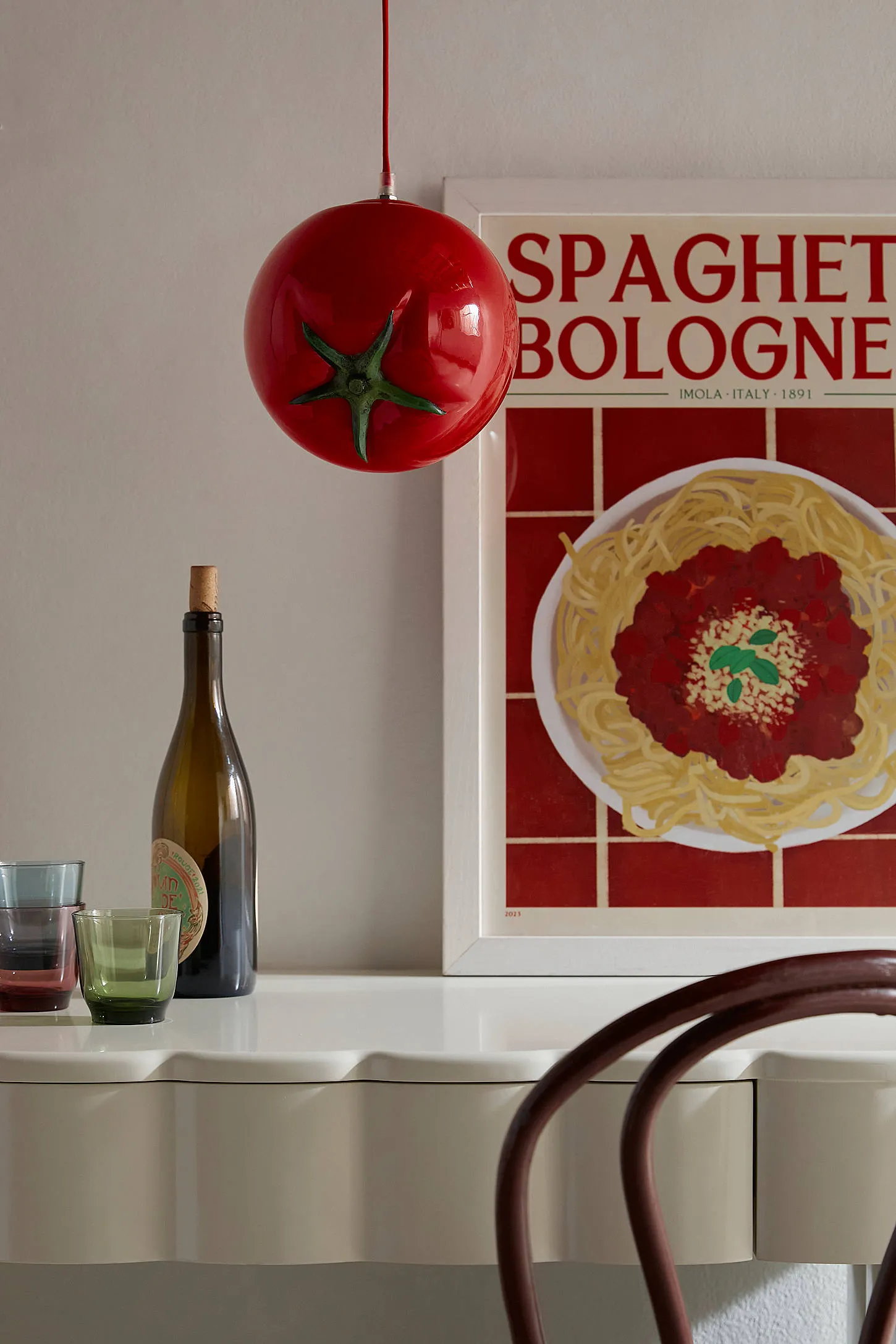Tomato Table Lamp - Red 2