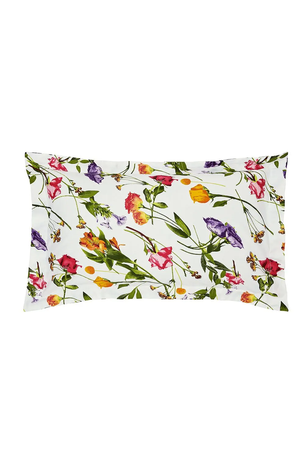 Ted Baker 'Scattered Bouquet' Cotton Percale Duvet Cover Set in White 4