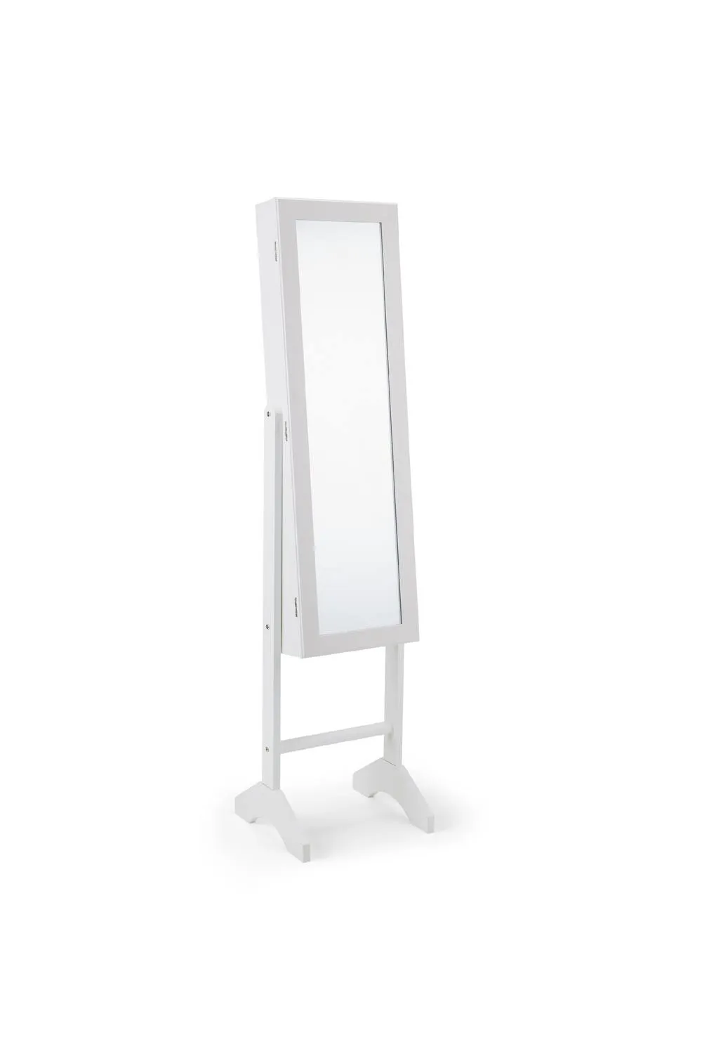 Julian Bowen Prima Jewellery Storage Mirror in White 3