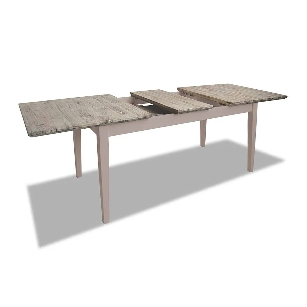 Statement Furniture Florence Rectangle Extendable Kitchen Dining Table in Taupe 3