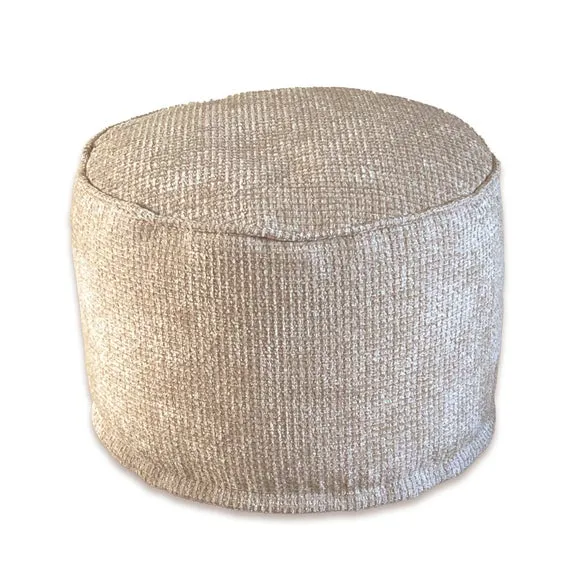 Daro Waffle Round Pouffe 3
