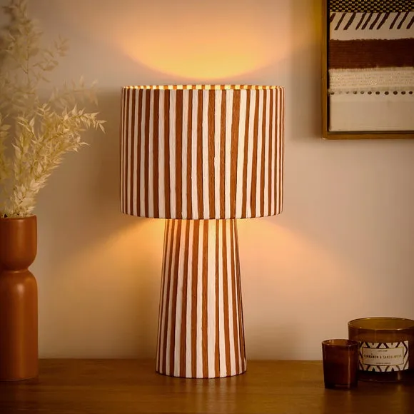 Suzie Striped Table Lamp 2