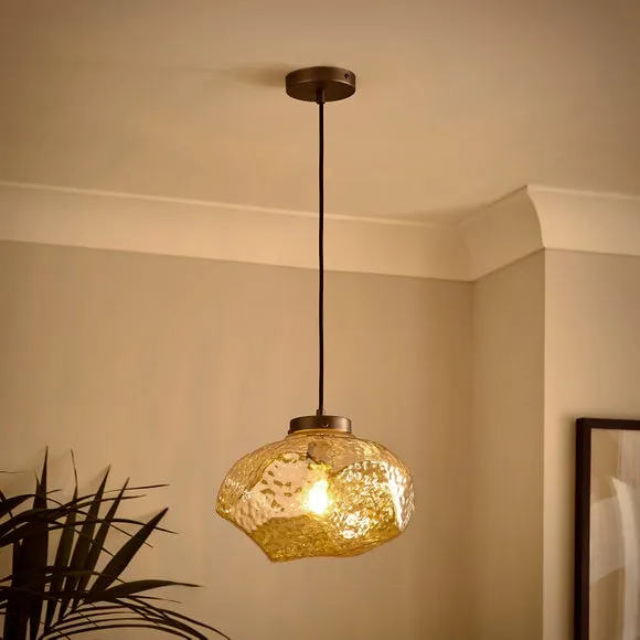 Lava Industrial Gold Adjustable Ceiling Light 2