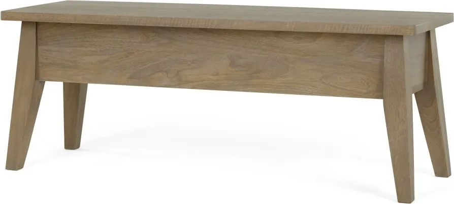 Fawn Storage Bench, Mango Wood