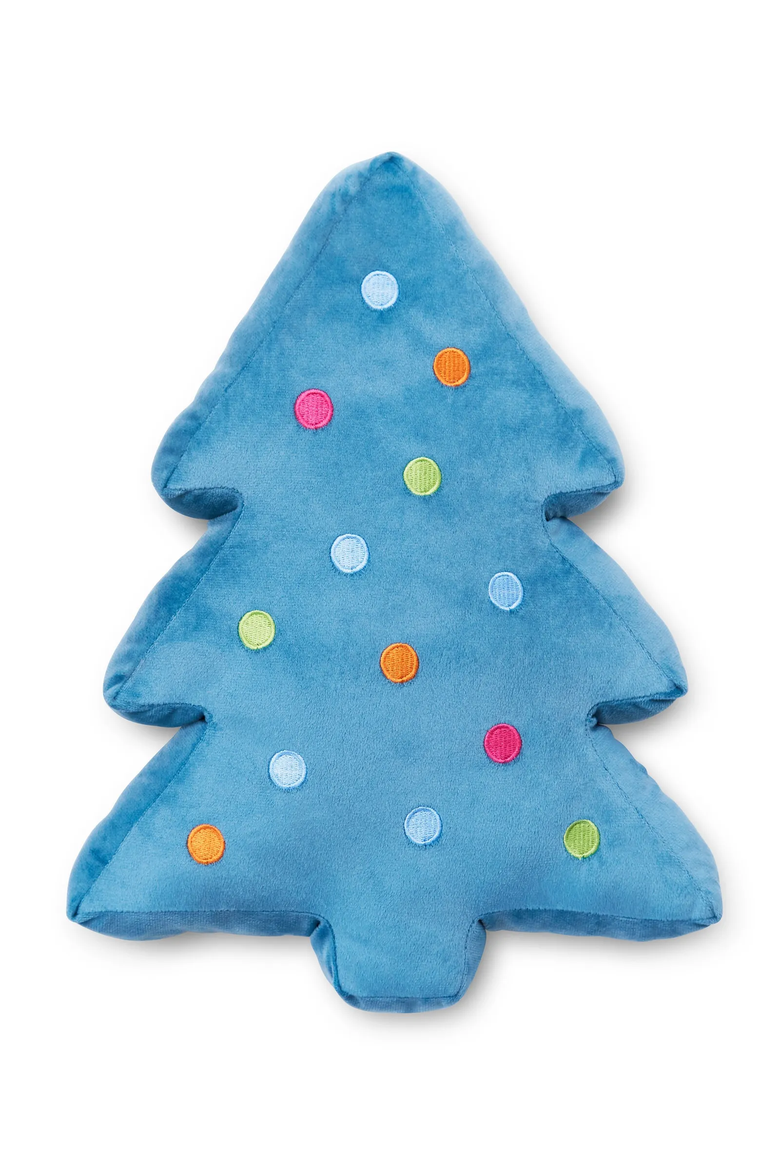 Catherine Lansfield 'Christmas Tree' 3D Shaped Cushion in Green 3