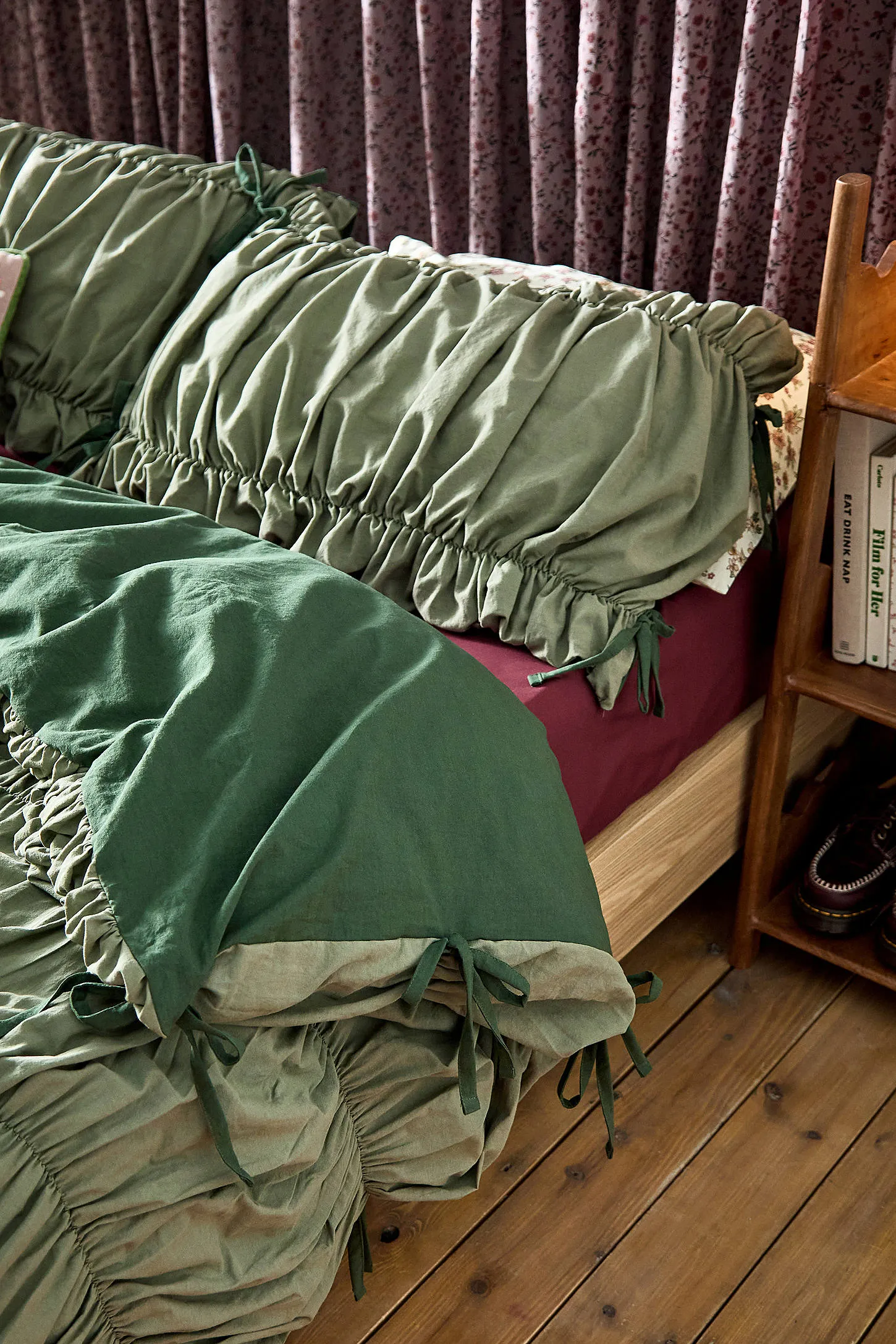 Cinched Duvet Set - Khaki 4