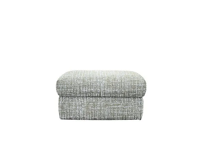 Kingsbury Fabric Storage Footstool - Shore Oatmeal - Living Room Furniture - In Time for Christmas