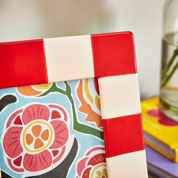 Striped Ceramic Photo Frame 3