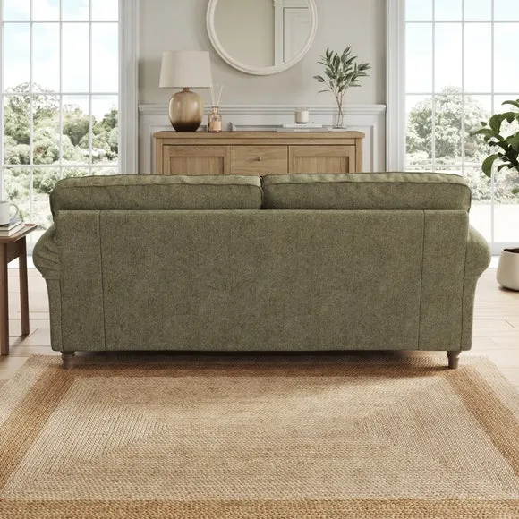 Flori Soft Chenille 3 Seater Sofa 3