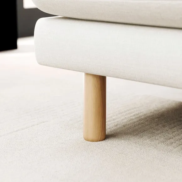 Newton Chenille Soft Texture Corner Chaise Sofa 5