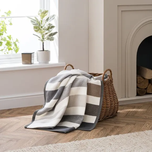 Sloane Striped Throw Blanket 4