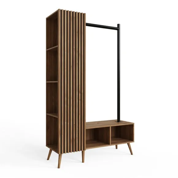 Rafe Clothes Rail with Storage 3
