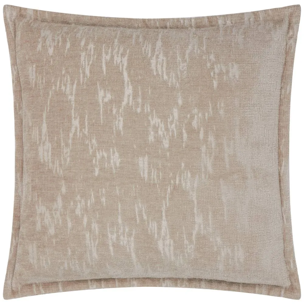 Paoletti Aurelio Chenille Jacquard Cushion in Beige 2