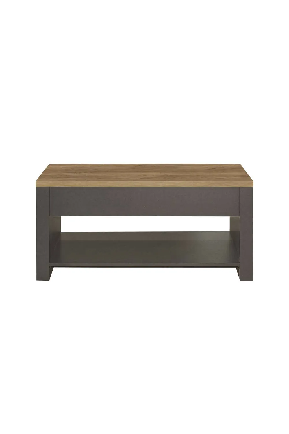 Birlea Highgate 2 Drawer Coffee Table in Dark Grey 6