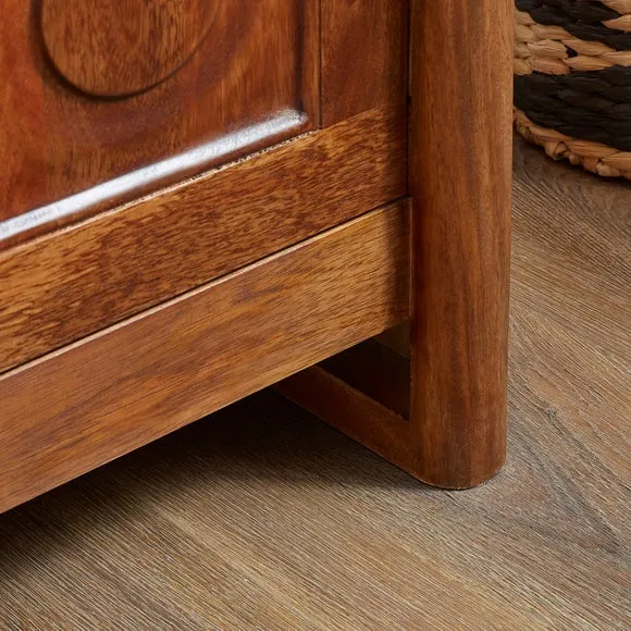 Theodore Extra Wide Sideboard, Mango Wood 4