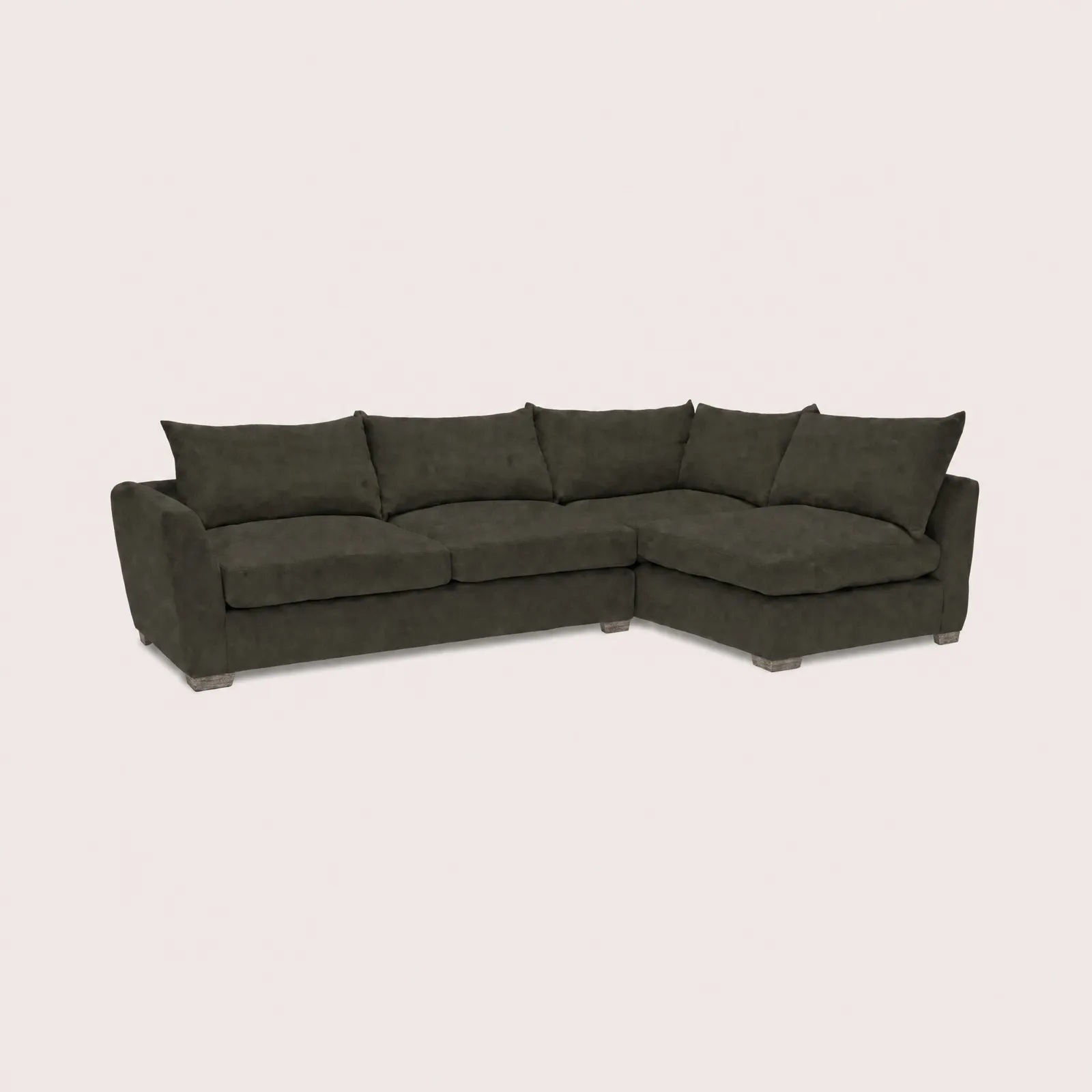 Floyd Combi Unit Left With Foam Sofa, Green | Barker & Stonehouse 1