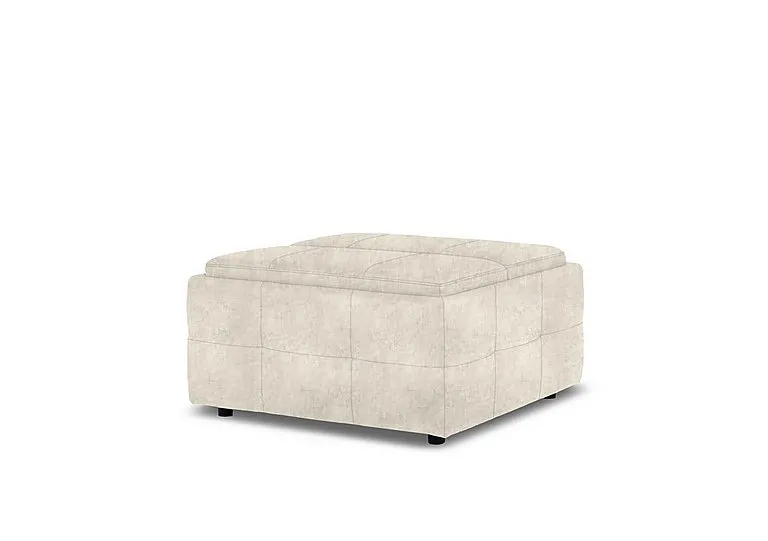Monarch Fabric Tray Storage Footstool