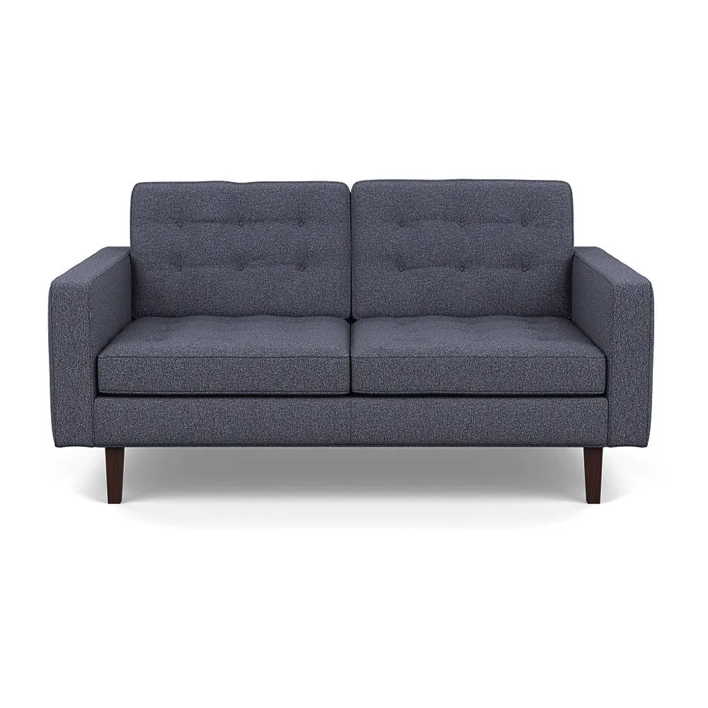 Heal's Hepburn 2 Seater Loop Boucle Navy Black