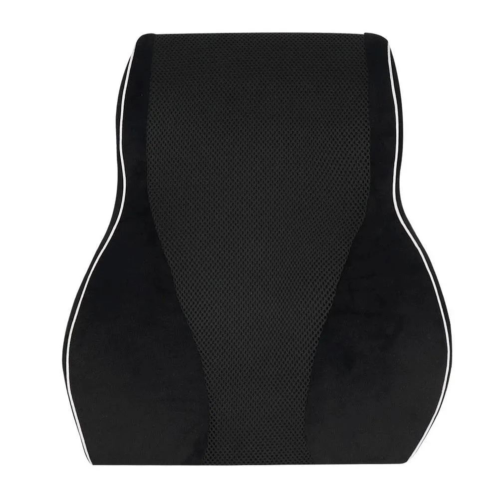 EONLION Lumbar Back Support Cushion Car Seat in Black