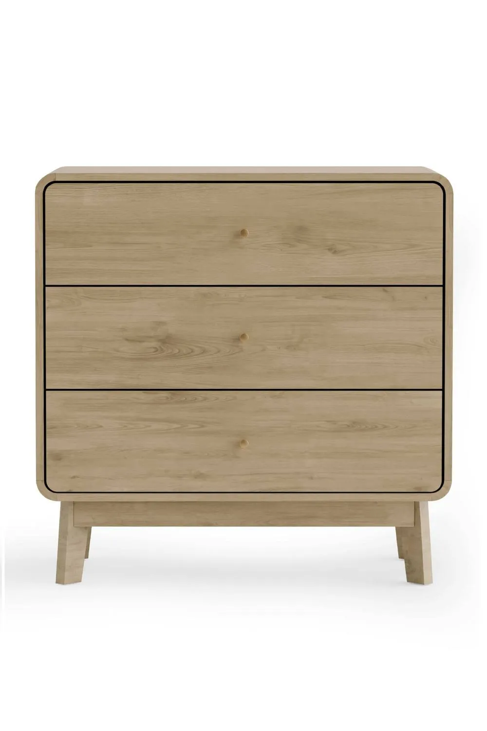 Julian Bowen Ingrid 3 Drawer Chest in Beige 3