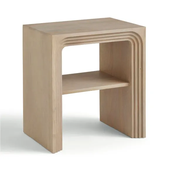 Romy Bedside Table, Mango Wood 4
