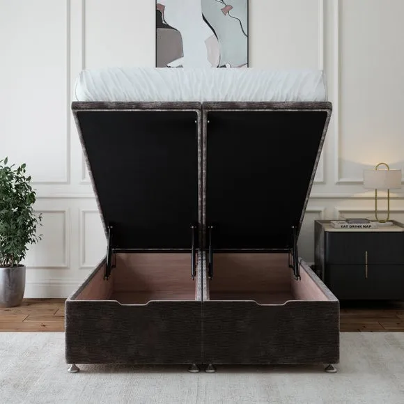 Luxury Chenille End of Bed Ottoman Base 4
