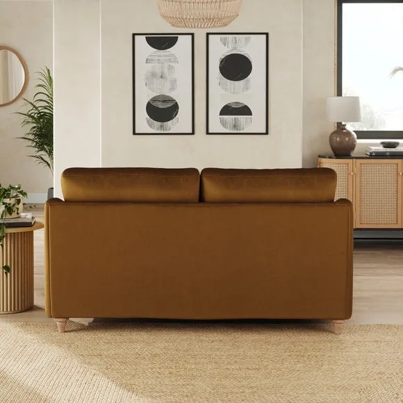 Hattie Matte Plush Velvet 2 Seater Sofa 3