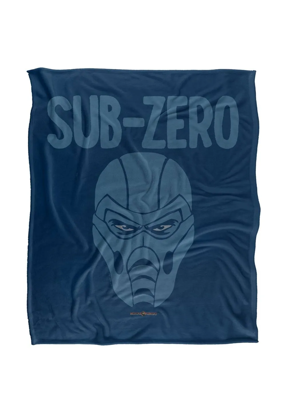 Warner Brothers Mortal Kombat 152x127cm Sub-Zero Silky Touch Super Soft Throw Blanket in White