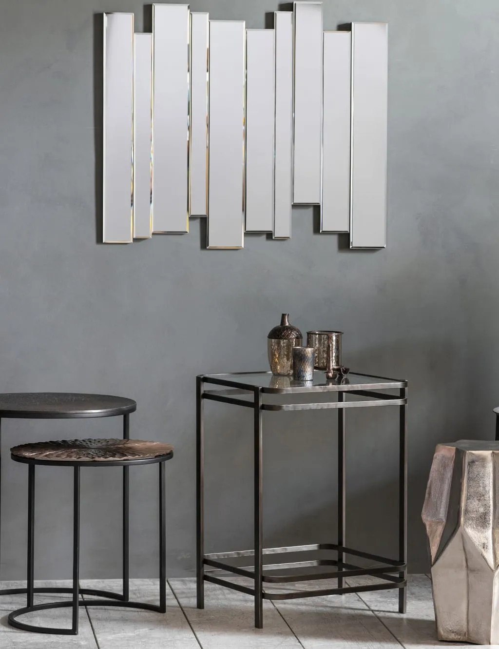 Gallery Direct Montessa Large Wall Mirror Silver