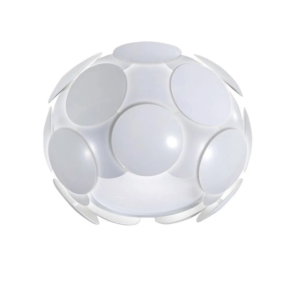 Netlighting Santina Modern 1 Light Wall Lamp E27 in White