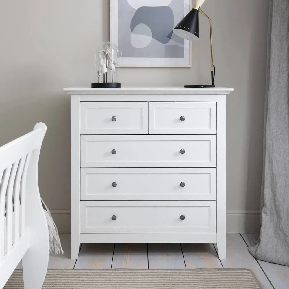 Nöa and Nani Karlstad Chest of Drawers 2+3 Drawer in White 2