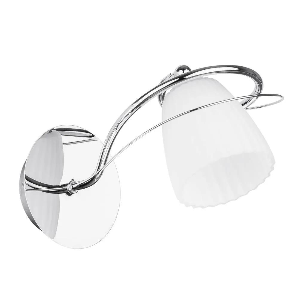 Netlighting Tipene Modern 1 Light Wall Lamp G9 in Silver 2