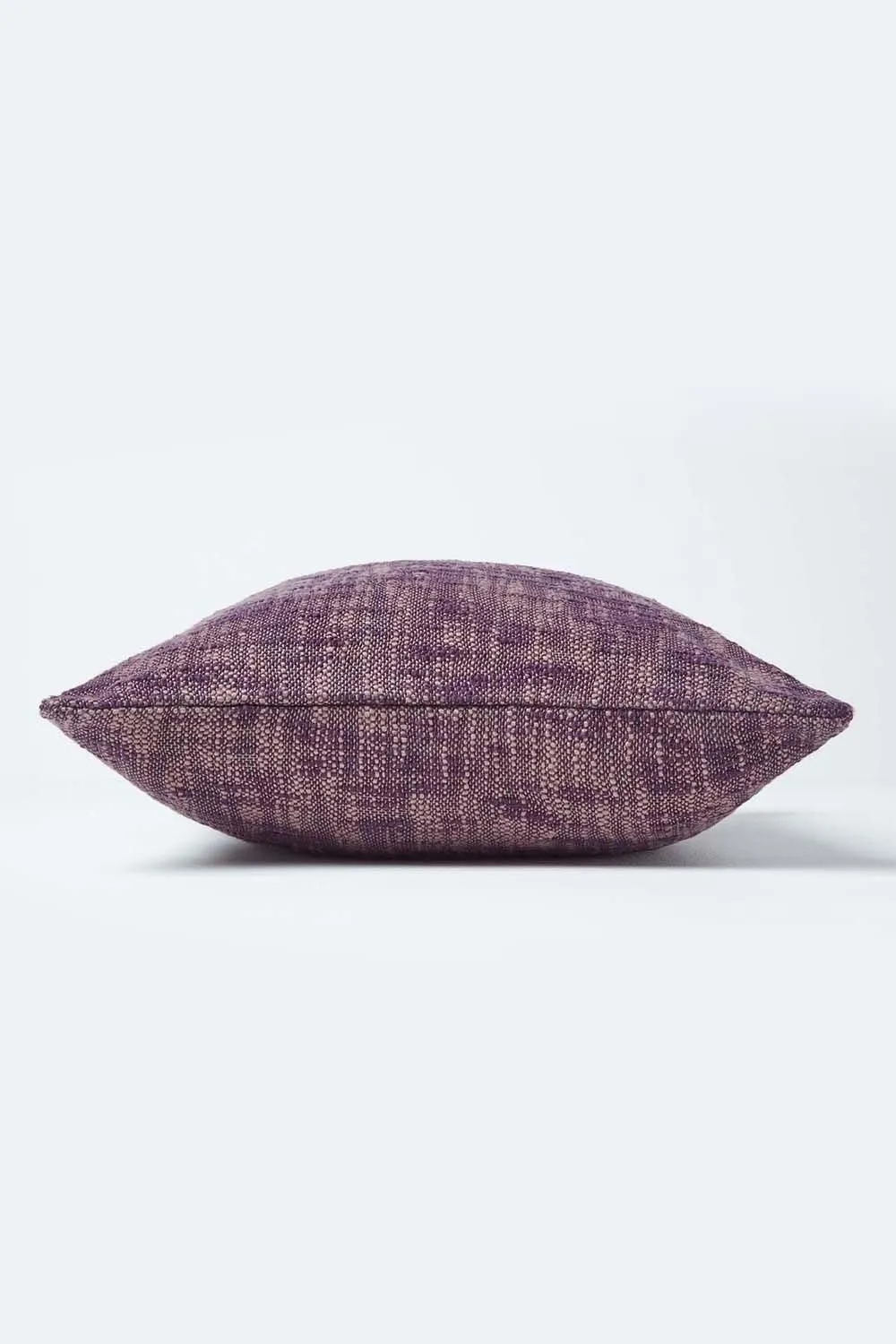 Homescapes Nirvana Cotton Cushion Cover in Mauve 2