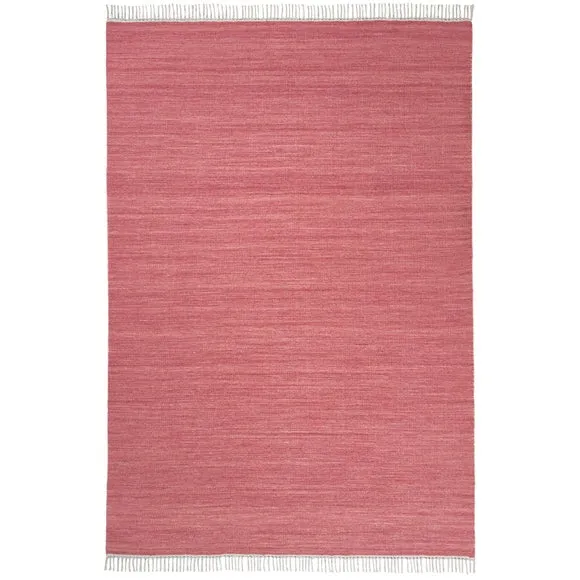 Wool Flatweave Fringed Rug 5