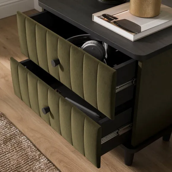 Alara 2 Drawer Bedside Table 3