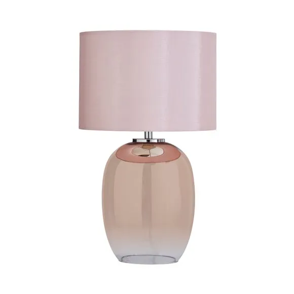 Seychelles Mini Blush Pink Table Lamp 5