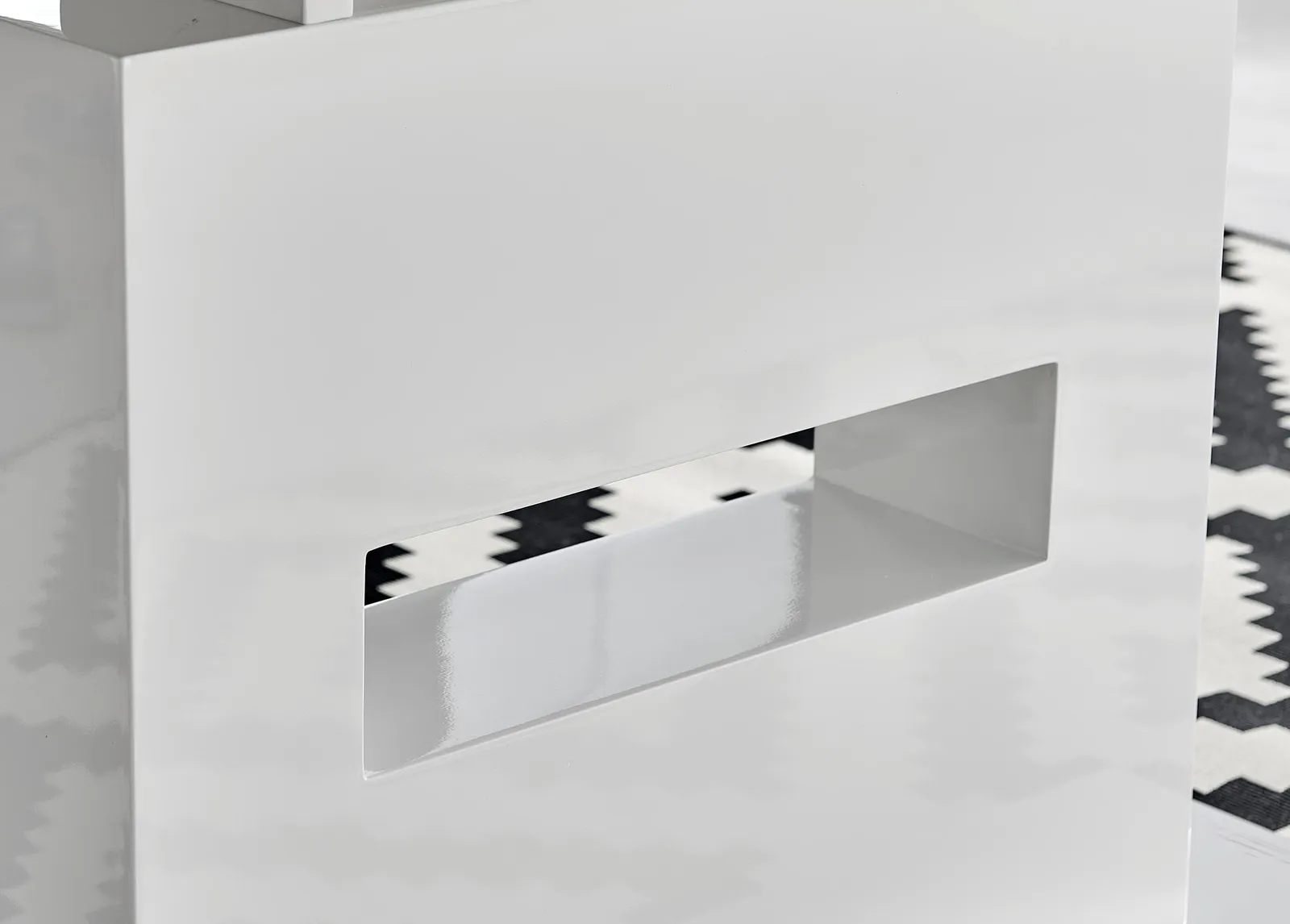 FurnitureboxUK Arezzo 200cm Large Extending White High Gloss Dining Table 5