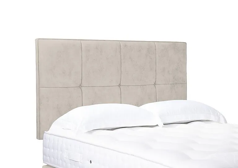 Artisan Collection Reigns High Strutted Headboard - Single - Sandstone Pearl