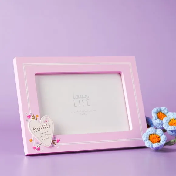 Love Life Mummy Heart Photo Frame