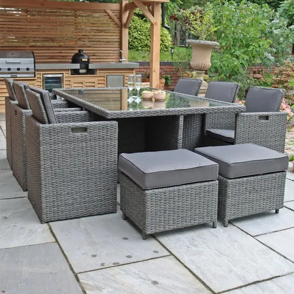 Paris 10 Seater Cube Dining Set