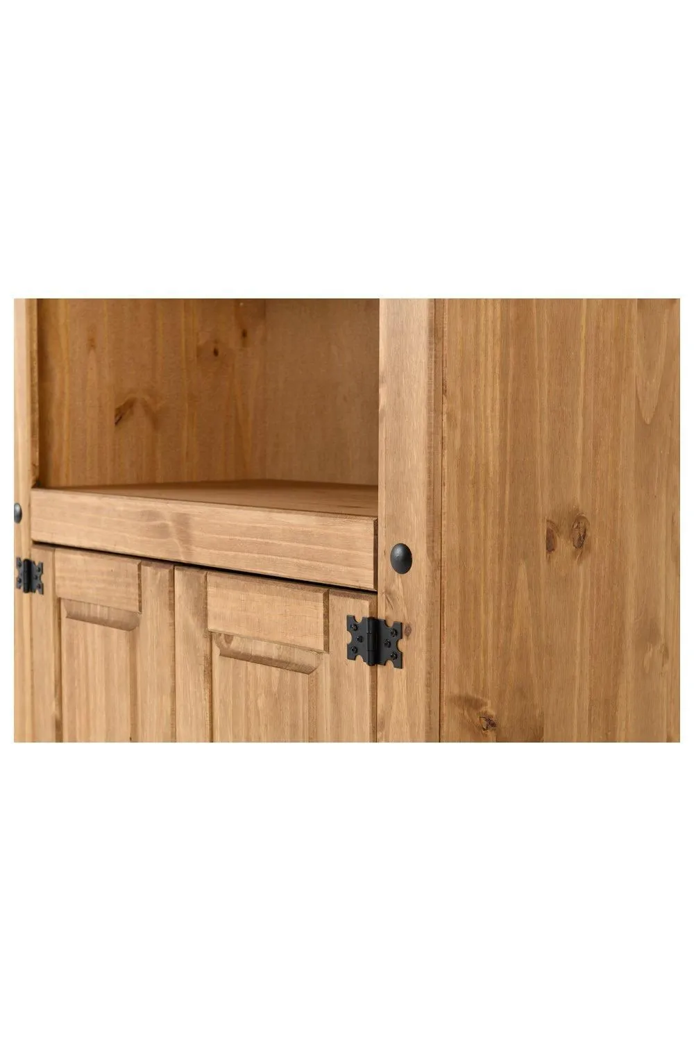 Seconique Corona 2 Door Display Unit/Bookcase in Natural 5