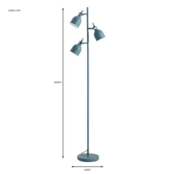 Issac 3 Light Floor Lamp 5