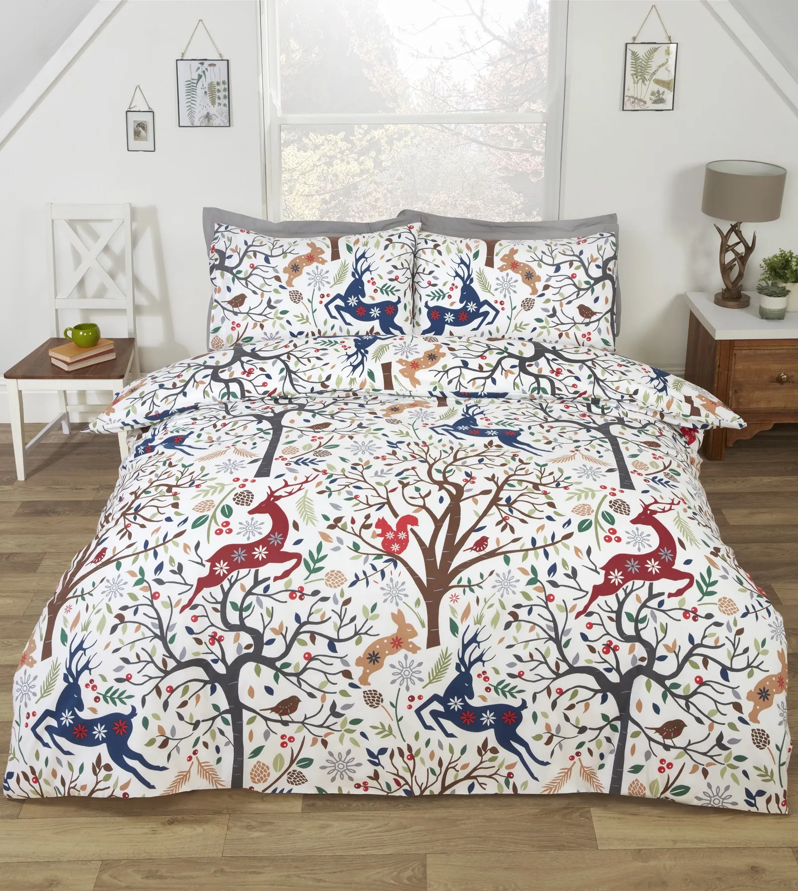 Rapport Home Tatton Polycotton Duvet Cover Set With Pillowcase in White 1
