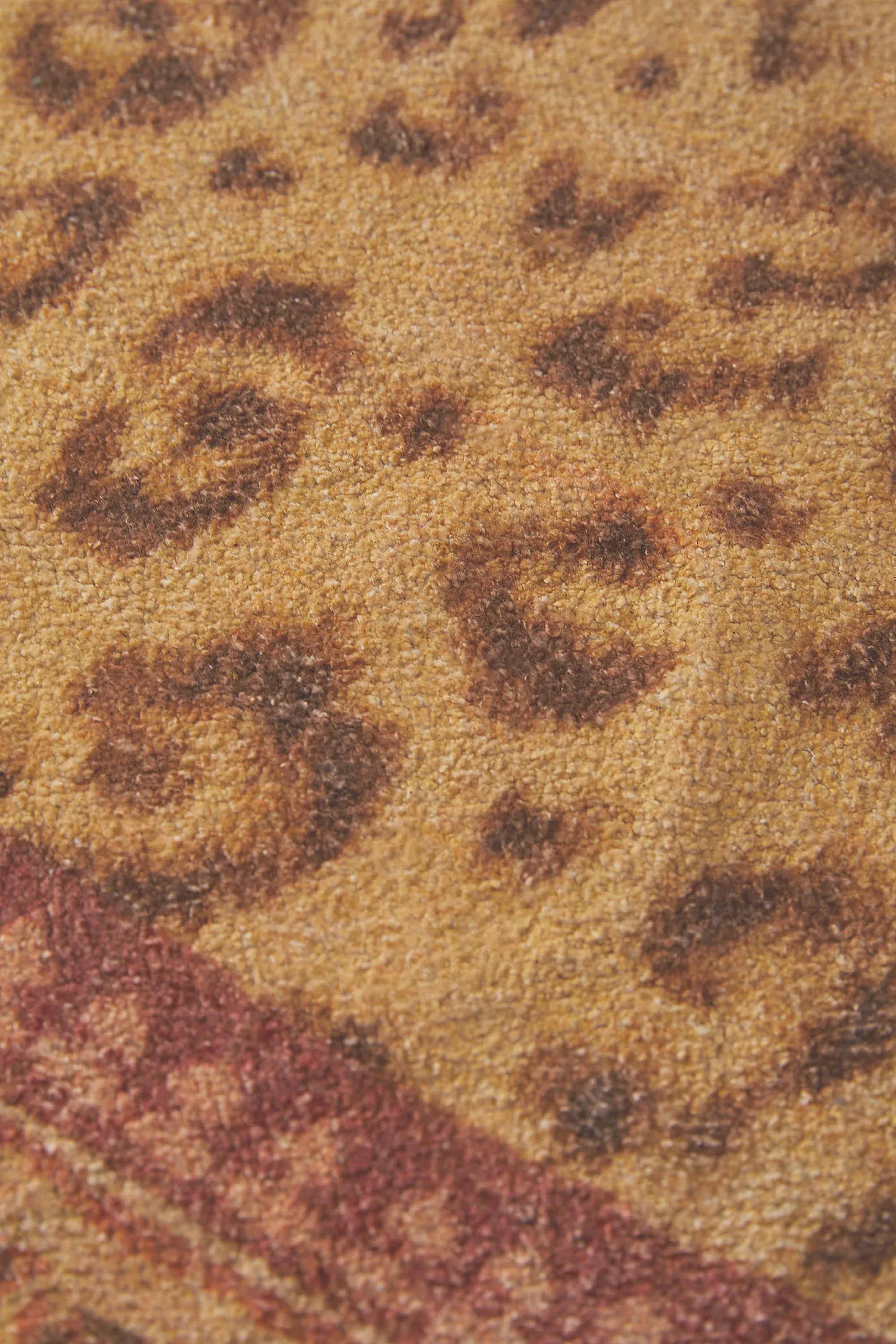 Leonore Gold Chenille 5x7ft / 150x210cm Rug - Gold 4