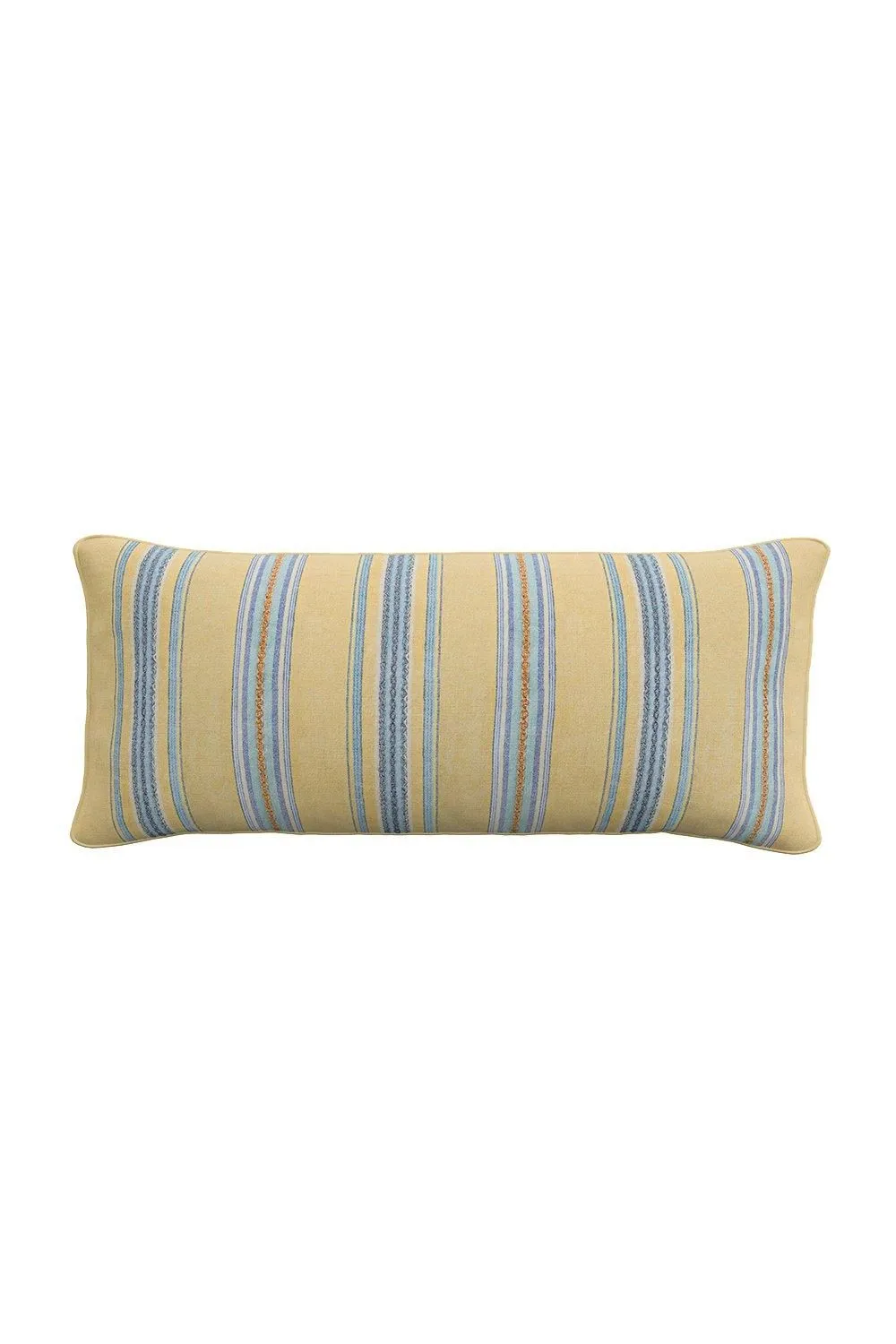 Sanderson 'Enys Garden' Cotton Cushion in Mustard