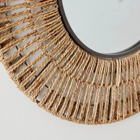Seagrass Round Wall Mirror 2