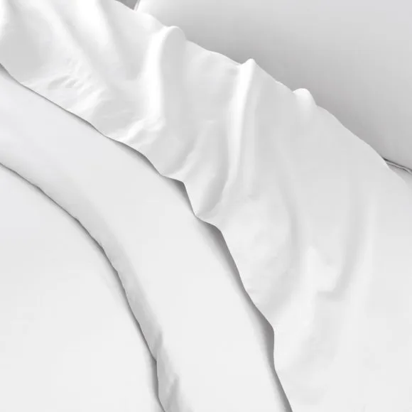 Hotel Cotton Sateen 400 Thread Count Flat Sheet 1