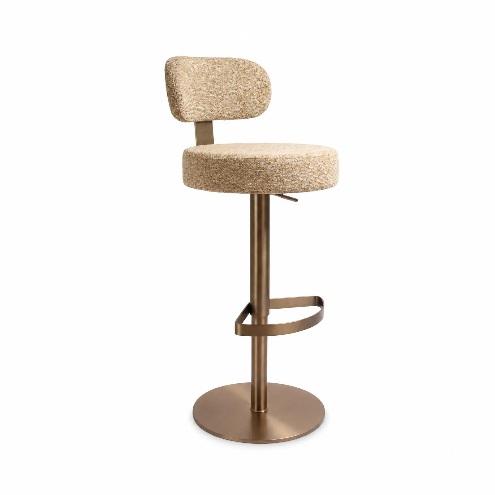 Birch Bar-Stool, Neutral Fabric | Barker & Stonehouse 3