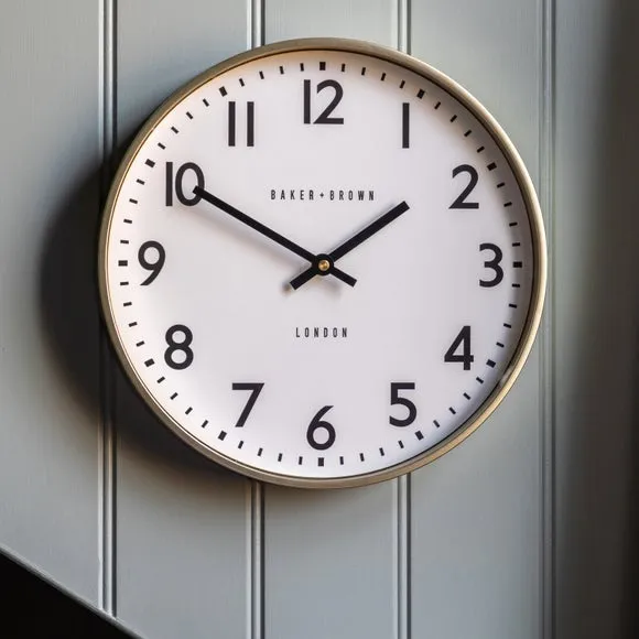 Cedar & Sage Norton Round Wall Clock 1