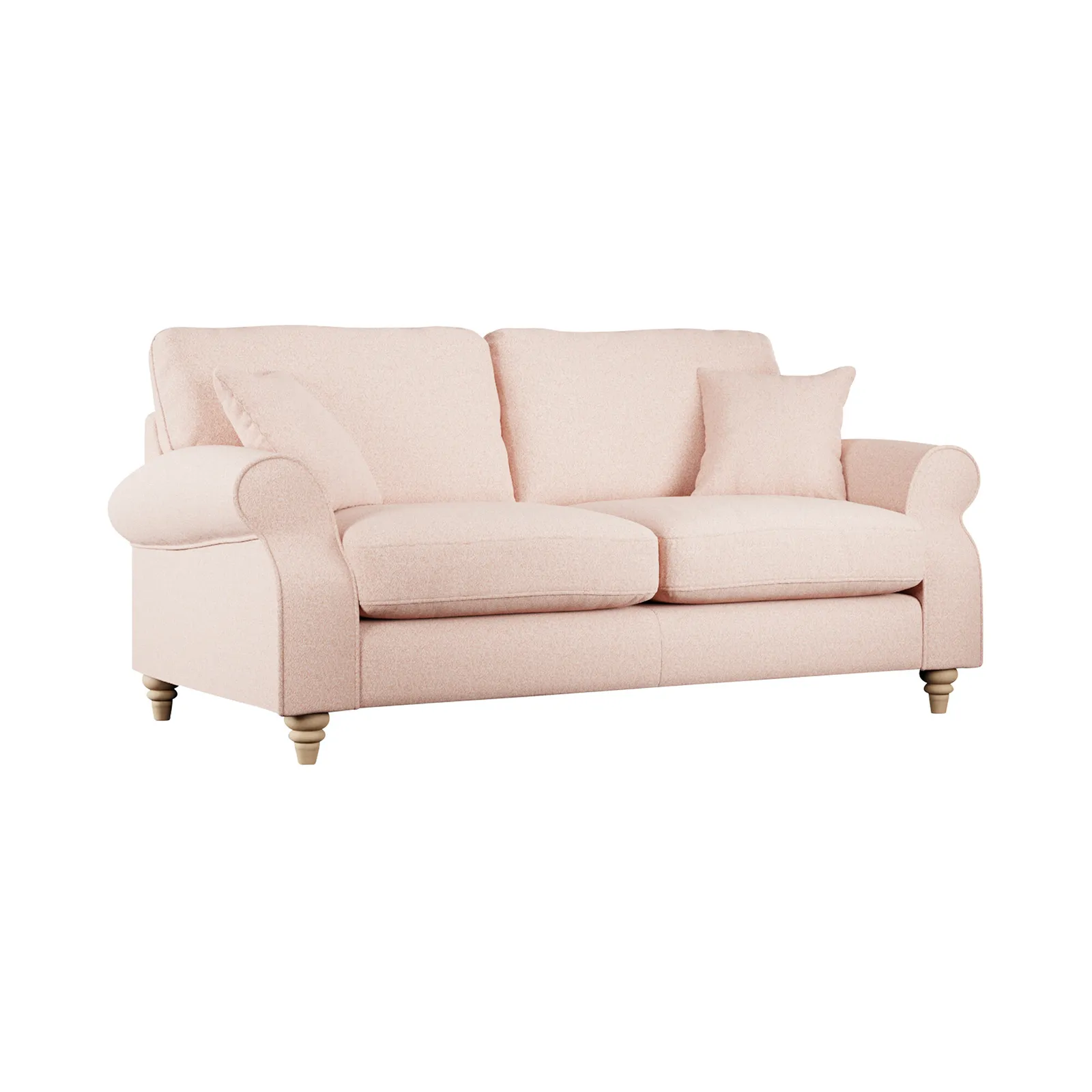 Hattie 3 Seater Sofa, Pink Fabric | Barker & Stonehouse 2